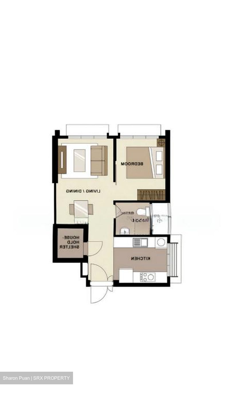 Blk 421B Northshore Straitsview (Punggol), HDB 2 Rooms #593831901